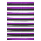 Aseksuele Pride, LGBTQ Pride, Striped Print Tafelkleed (Voorkant)