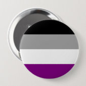 Aseksuele Pride Ronde Button 4,0 Cm (Voorkant /achterkant)