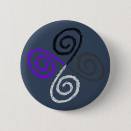 Aseksuele Pride Ronde Button 5,7 Cm