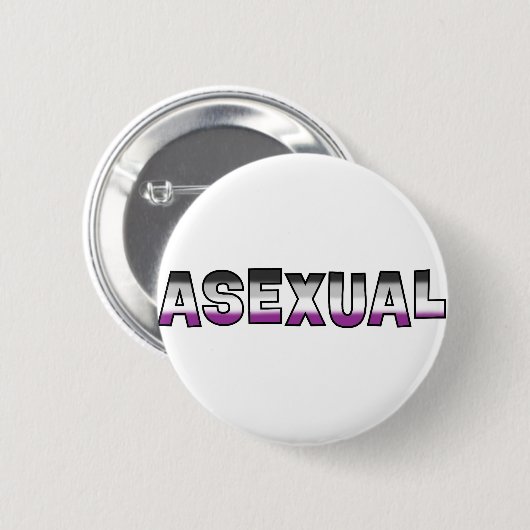 Aseksuele Pride Ronde Button 5,7 Cm (Voorkant /achterkant)