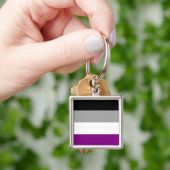 Aseksuele Pride Sleutelhanger (Hand)