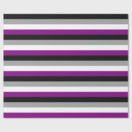 ASEKSUELE PRIDE STRIPES DESIGN - PNG.NL CADEAUPAPIER (Vlak)