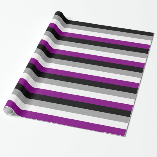 ASEKSUELE PRIDE STRIPES DESIGN - PNG.NL CADEAUPAPIER (Uitgerold)