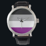 ASEKSUELE PRIDE STRIPES DESIGN - PNG.NL HORLOGE<br><div class="desc">Winkel Gepersonaliseerd horloges en kleding.</div>