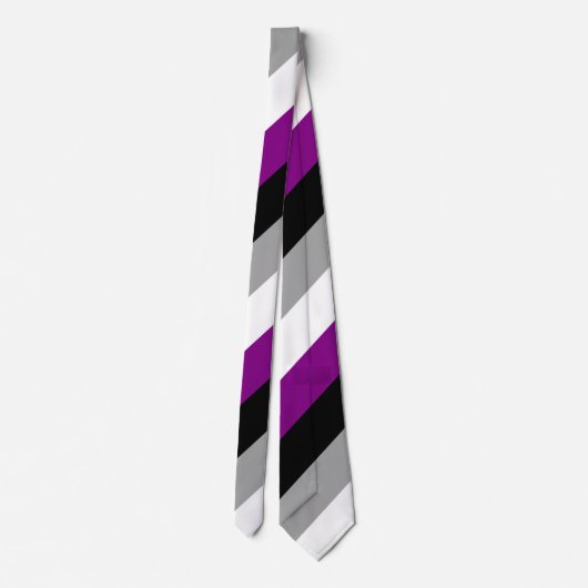 Aseksuele Pride Stropdas (Achterkant)