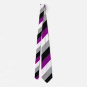 Aseksuele Pride Stropdas (Achterkant)