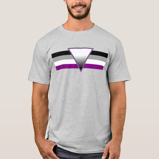 Aseksuele Pride T-Shirt (Voorkant)
