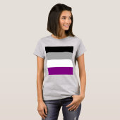 Aseksuele Pride T-shirt (Voorkant volledig)