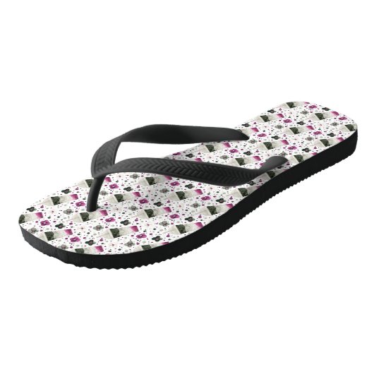 Aseksuele pride Teenslippers (Schuin)