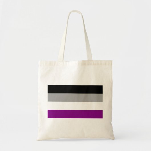 Aseksuele Pride Tote Bag (Voorkant)