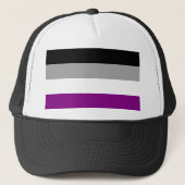 Aseksuele Pride Trucker Pet (Voorkant)