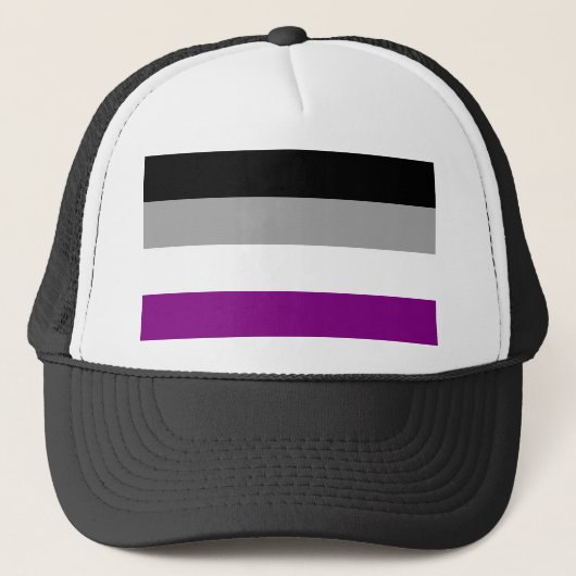 Aseksuele Pride Trucker Pet (Voorkant)