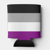 Aseksuele Pride Vlag Blikjeskoeler (Achterkant)
