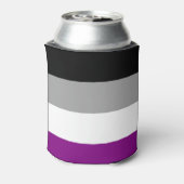 Aseksuele Pride Vlag Blikjeskoeler (Blikje Achterkant)