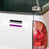 Aseksuele Pride-vlag Bumpersticker (Op Truck)