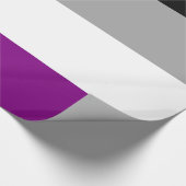Aseksuele Pride-vlag Cadeaupapier (Hoek)