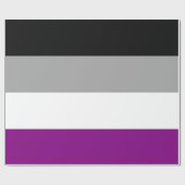 Aseksuele Pride-vlag Cadeaupapier (Vlak)