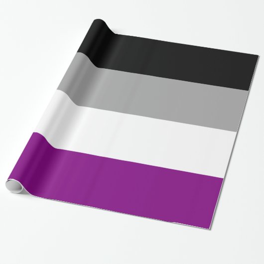 Aseksuele Pride-vlag Cadeaupapier (Uitgerold)