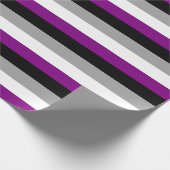 Aseksuele Pride-vlag Cadeaupapier (Hoek)