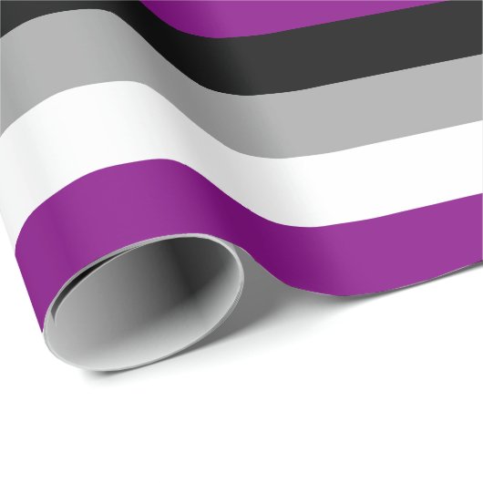 Aseksuele Pride-vlag Cadeaupapier (Rol Hoek)