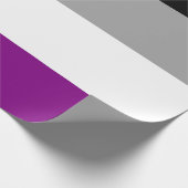 Aseksuele Pride-vlag Cadeaupapier (Hoek)