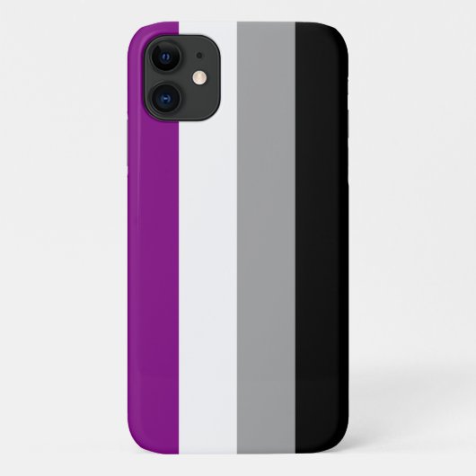 Aseksuele Pride-vlag Case-Mate iPhone Case (Achterkant)