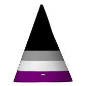 Aseksuele Pride-vlag Feesthoedjes (Rechts)