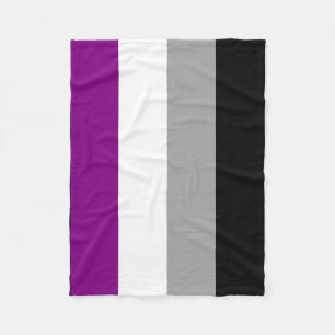 Aseksuele Pride-vlag Fleece Deken