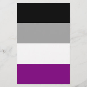 Aseksuele Pride Vlag Flyer