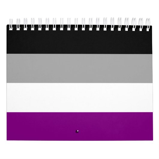 Aseksuele Pride Vlag Kalender (Hoes)