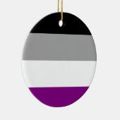 Aseksuele Pride Vlag Keramisch Ornament (Rechts)