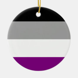 Aseksuele Pride Vlag Keramisch Ornament