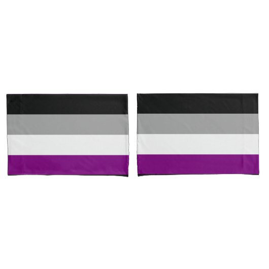 Aseksuele Pride-vlag Kussensloop (Voorkant-Set)