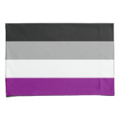 Aseksuele Pride-vlag Kussensloop (Voorkant-Rechts)