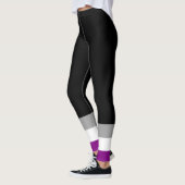 Aseksuele Pride-vlag Leggings (Links)