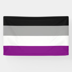 Aseksuele Pride Vlag LGBTQ Spandoek