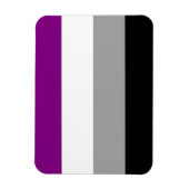 Aseksuele Pride Vlag Magneet (Verticaal)