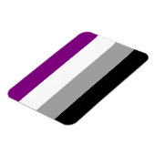 Aseksuele Pride Vlag Magneet (Linkerzijde)