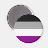 Aseksuele Pride-vlag Magneet (Voorkant / Achterkant)