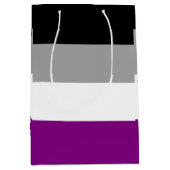 Aseksuele Pride-vlag Medium Cadeauzakje (Voorkant)
