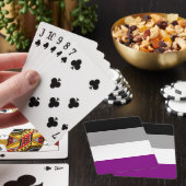 Aseksuele Pride Vlag Pokerkaarten (Insitu)