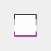 Aseksuele Pride Vlag Post-it® Notes (Voorkant)