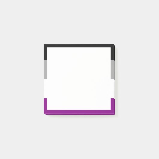Aseksuele Pride Vlag Post-it® Notes (Voorkant)
