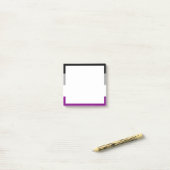 Aseksuele Pride Vlag Post-it® Notes (Op bureau)