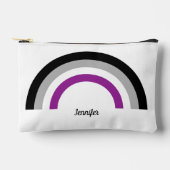Aseksuele pride vlag Regenboog gepersonaliseerd Etui (Voorkant)