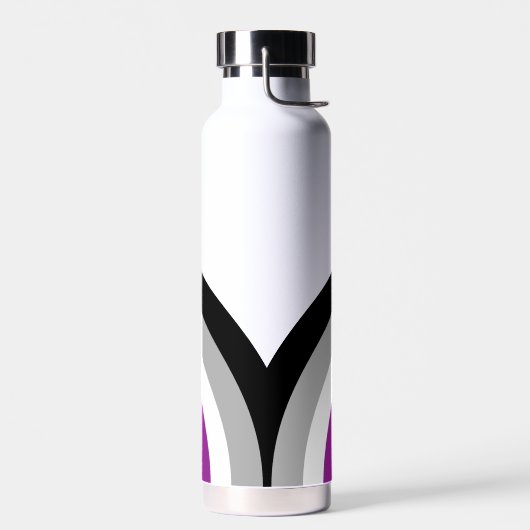 Aseksuele pride vlag Regenboog gepersonaliseerd Waterfles (Links)