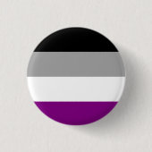 Aseksuele Pride-vlag Ronde Button 3,2 Cm (Voorkant)
