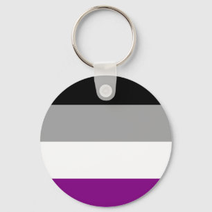 Aseksuele Pride Vlag Sleutelhanger