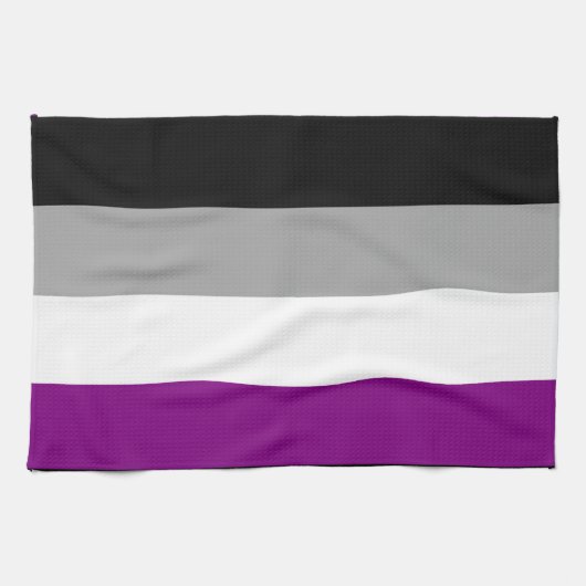 Aseksuele Pride Vlag Theedoek (Horizontaal)