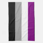 Aseksuele Pride Vlag Theedoek (Verticaal)